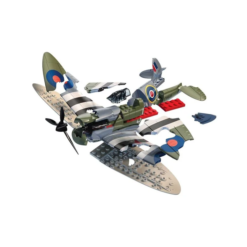 Supermarine Spitfire D-Day  BUILD RAPIDO (Non è necessaria colla o vernice)