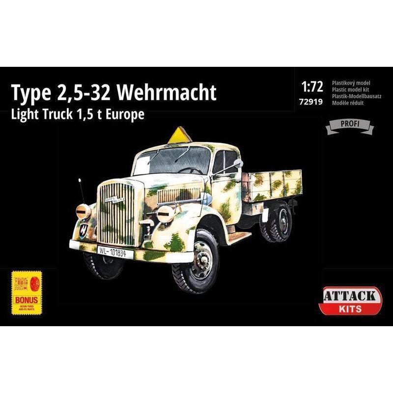 Tipo 2,5-32 Wehrmacht 1,5t Light Truck - Europa