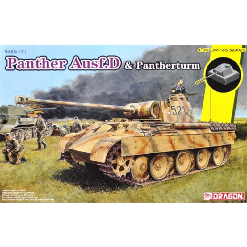 Carro armato Panther Ausf.D e Pantherturm  Il Pantherturm era essenzialmente una torretta Pantera installata su un bunker di cem