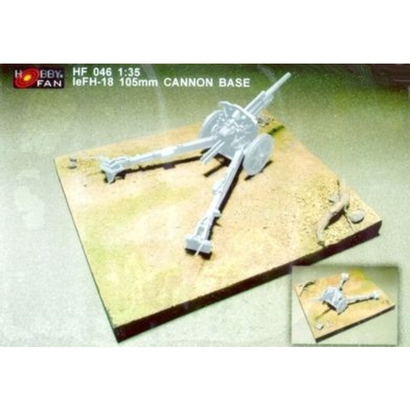 Base per cannone LeFH-18 105mm