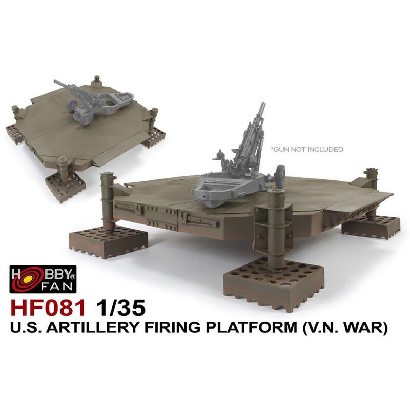 USArtillery Firing Platform (VNWar) (per kit AF35006)