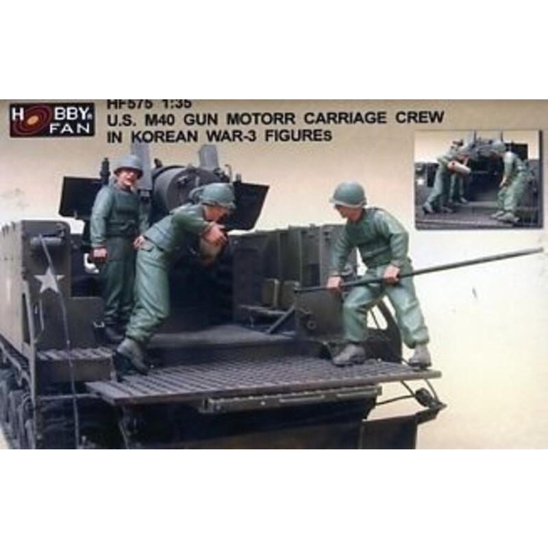 US M40 Gun Motor Carri. in Kor.W./3Fig