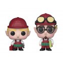 Funko Christmas Village pack 2 POP! Statuette in vinile per vacanze Randy & Rob 9 cm