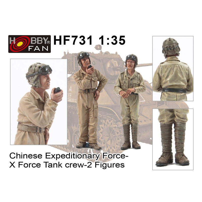 Figure cinesi dell'equipaggio del carro armato Force-XForce Expeditionary-2