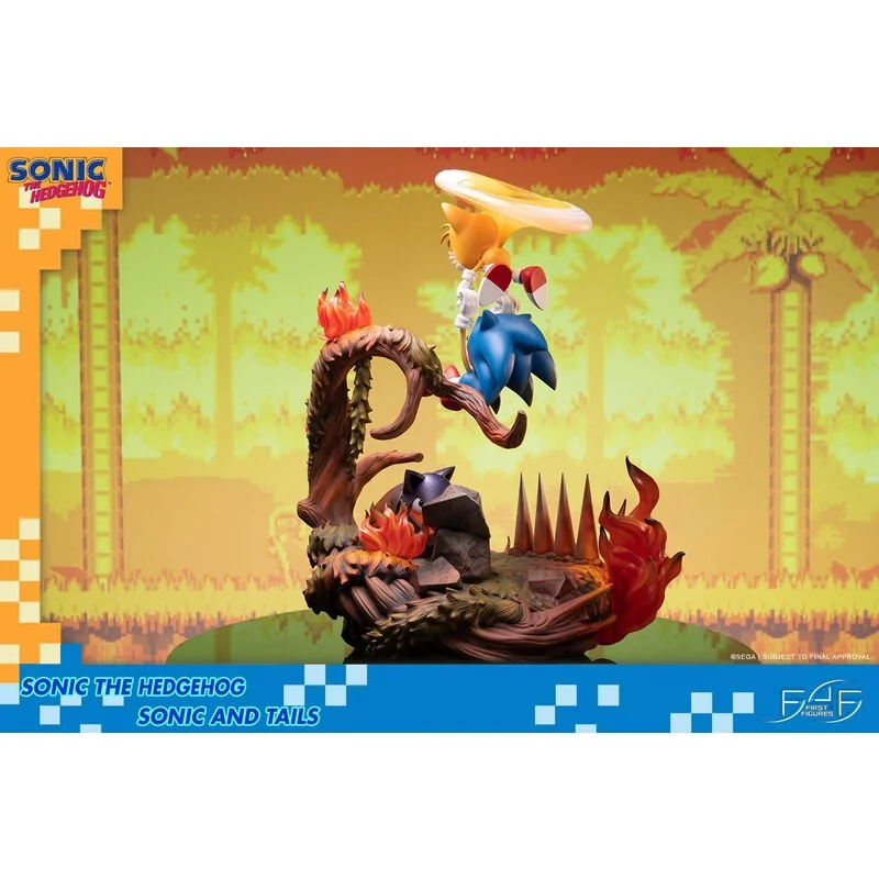 Statuetta Sonic the Hedgehog Sonic & Tails 51 cm