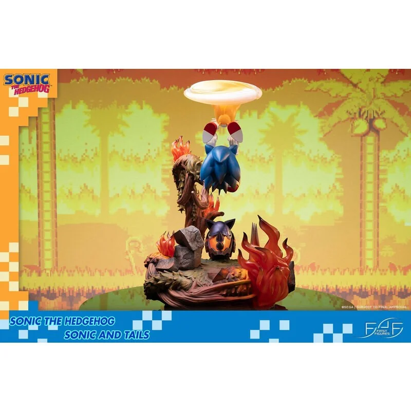 Statuetta Sonic the Hedgehog Sonic & Tails 51 cm