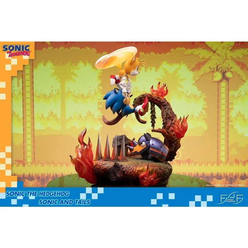 Statuetta Sonic the Hedgehog Sonic & Tails 51 cm