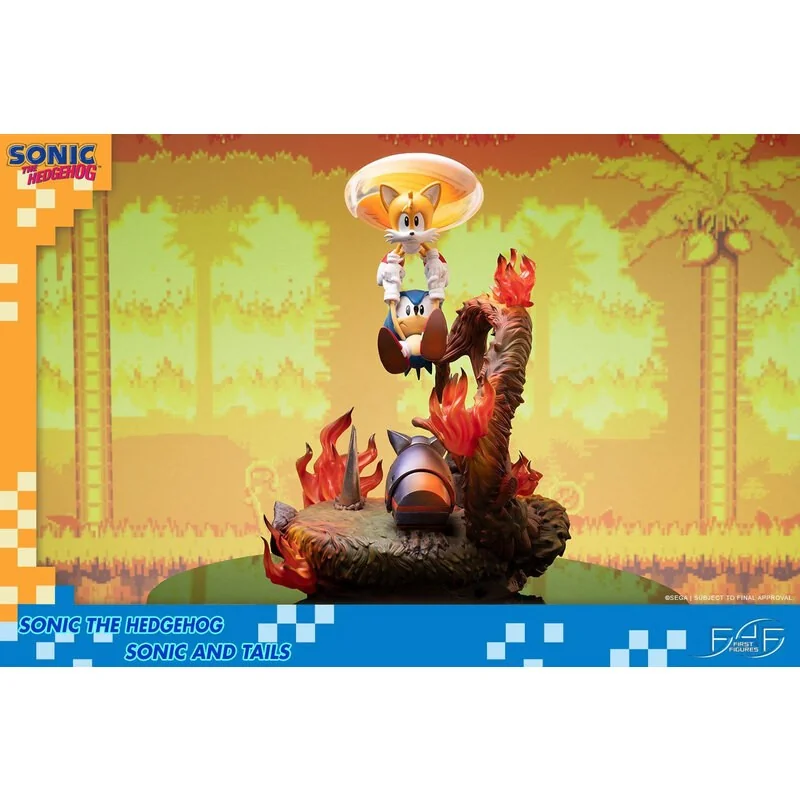 Statuetta Sonic the Hedgehog Sonic & Tails 51 cm