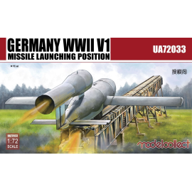 Kit Modello Germania WWII V1 Missile lanciando positi 2 in 1