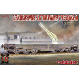 Kit Modello Germania Schwere Plattformwagen tipo ssyms 80