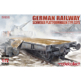 Ferrovia tedesca Schwerer Plattformwagen Tipo ssys 1 + 1 pezzi