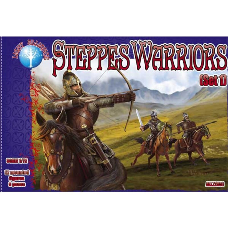 Giochi di ruolo: figurini Steppes Warriors. Set 1