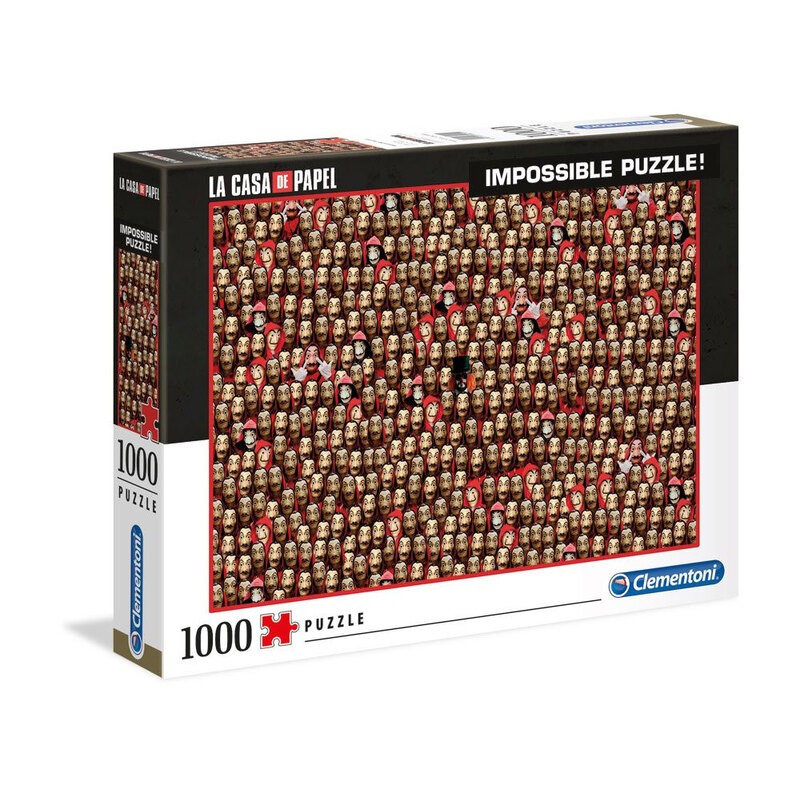 Puzzle Clementoni Puzzle La Casa de Papel - 1000 pezzi Impossible (A