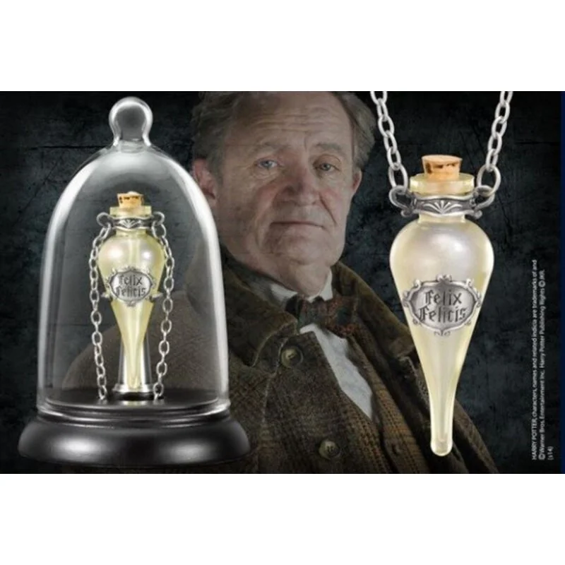 Harry Potter Felix Felicis Pendant and Display