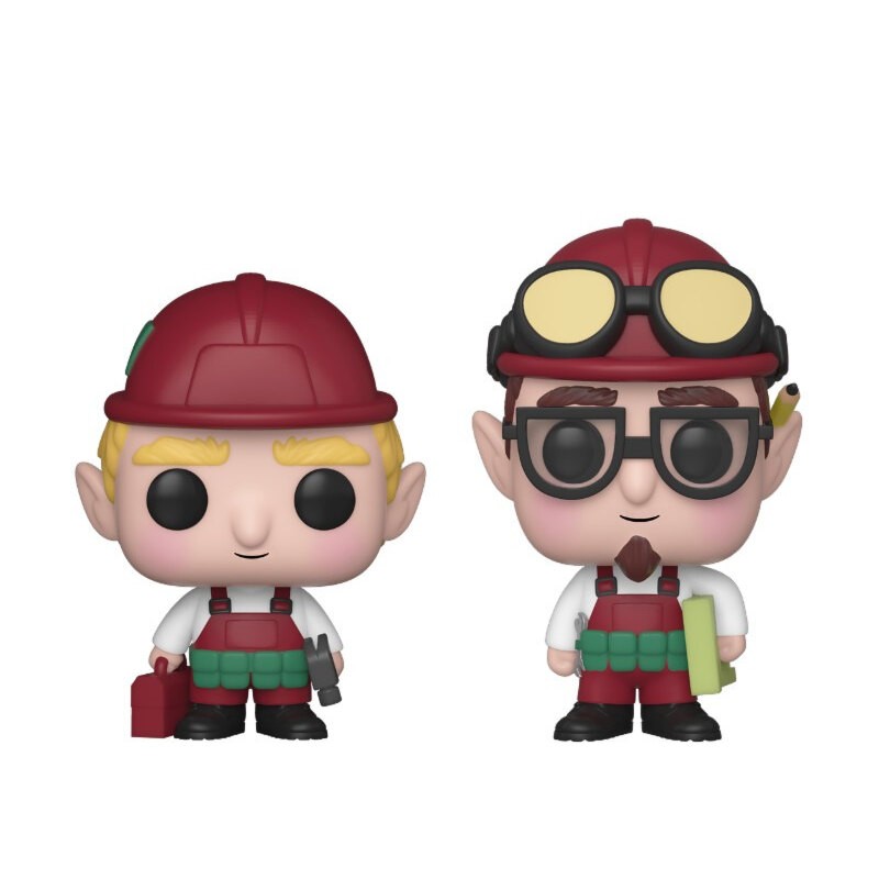 Funko Christmas Village pack 2 POP! Statuette in vinile per vacanze Randy & Rob 9 cm