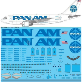  Decalcomania Pan Am Airbus A310-200
