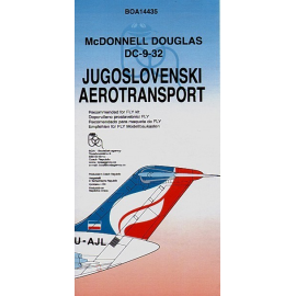  Decalcomania McDonnell Douglas DC-9-32 Jugoslovenski Aerotransport