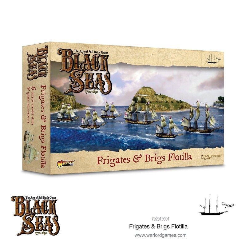 Giochi di action figure: estensioni e scatole di figure Frigates & Brigs Flotilla (1770-1830)