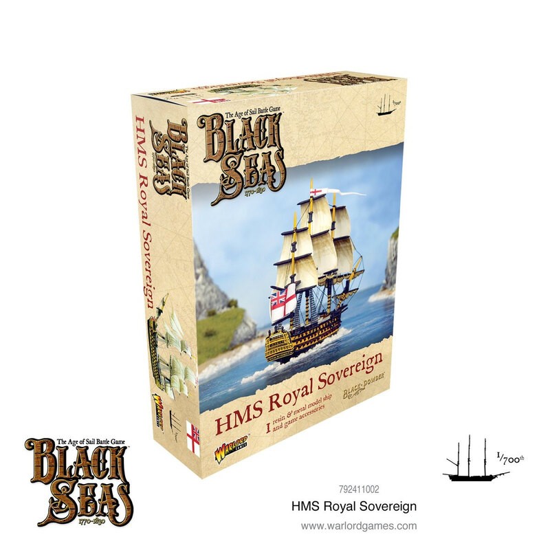 Giochi di action figure: estensioni e scatole di figure HMS Royal Sovereign