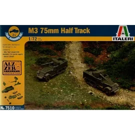 M3 75mm Half Track includes 2 snap together vehicles