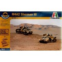 M4A2 Sherman III includes 2 snap together vehicles