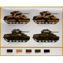 M4A2 Sherman III includes 2 snap together vehicles