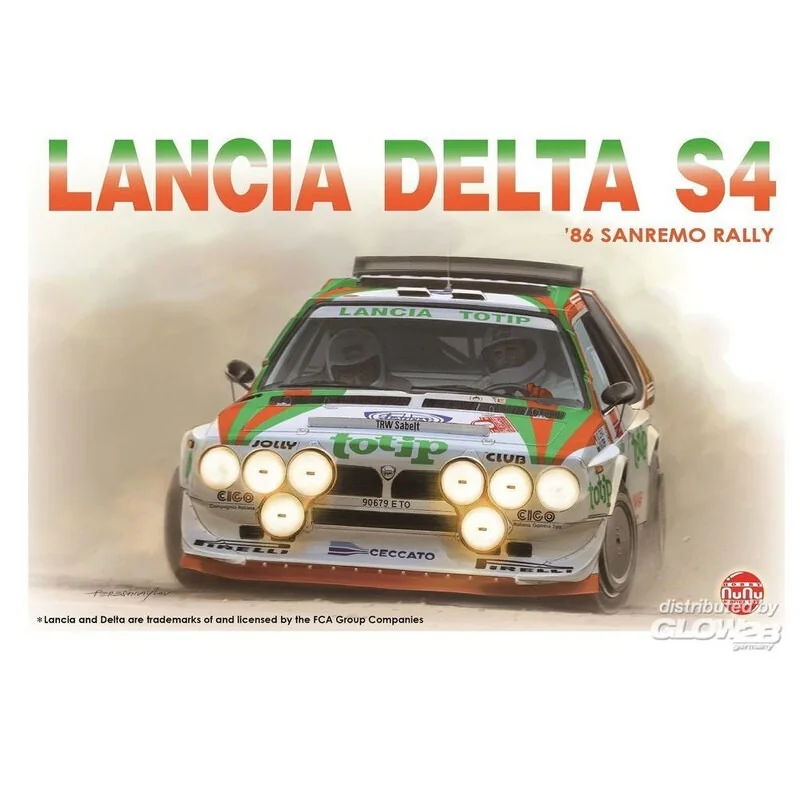 Kit modello Nunu-beemax Lancia Delta S4 Sanremo Rally 86