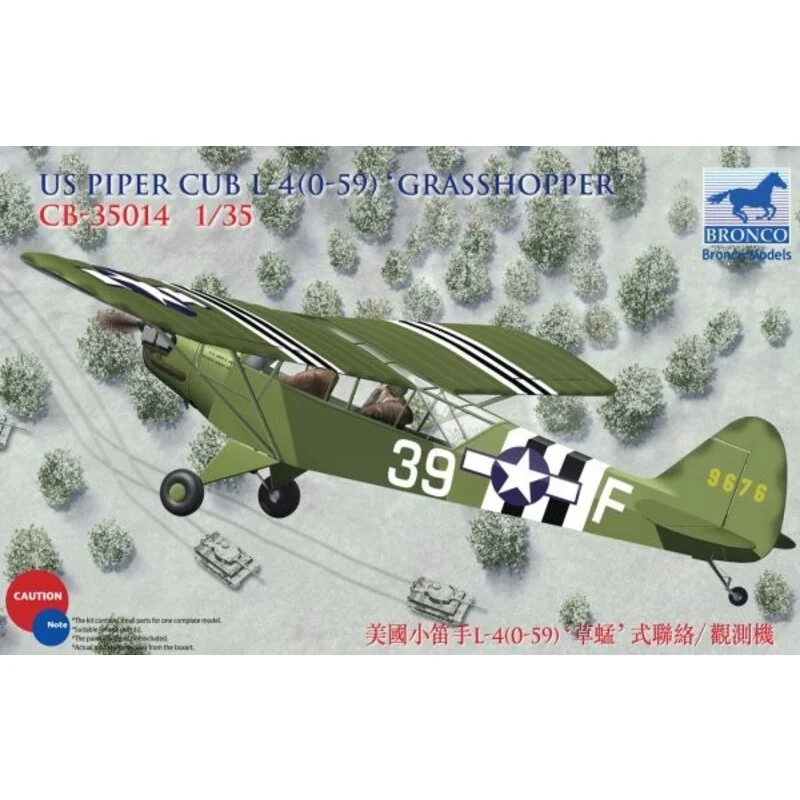 Kit modello Piper L-4H Cub ′Grasshopper′