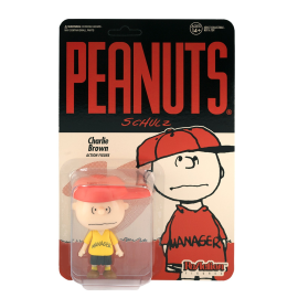  Peanuts Wave 2: Charlie Brown Manager 3,75 pollici ReAction Figure