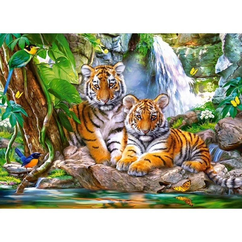 Puzzle Castorland Tiger Falls, Puzzle 300 Teile nel 1001hobbies  (Ref.4438030385)