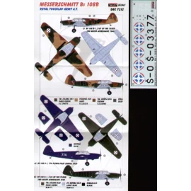 Decalcomania Messerschmitt Bf 108B (3) Royal Yugoslav Army with resin detail parts