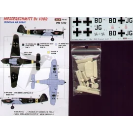 Decalcomania Messerschmitt Bf 108B Croatian Air Force (per i kit modello da Heller)