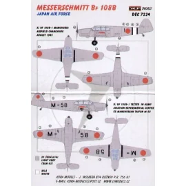 Decalcomania Messerschmitt Bf 108B Japanese Air Force (per i kit modello da Heller)