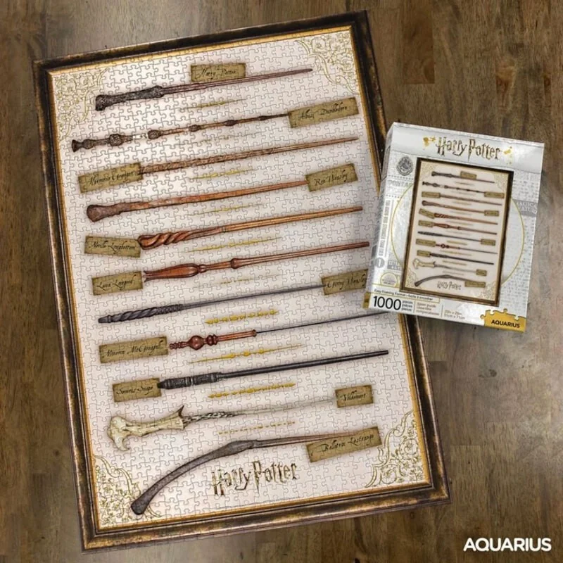 HARRY POTTER: PUZZLE HARRY POTTER - BACCHETTE - ACQUARIUS, Giochi