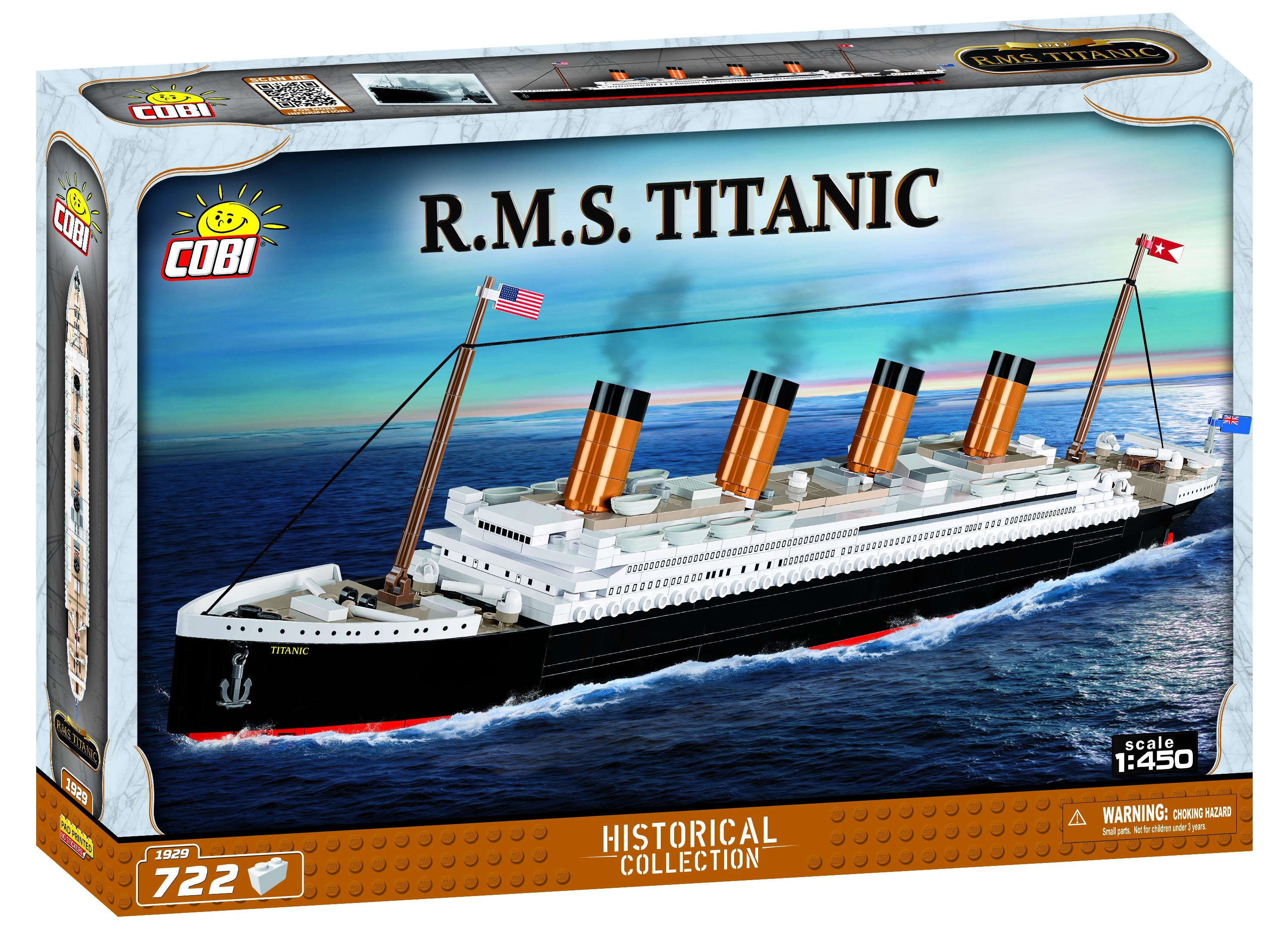 Modellino Titanic 500 Mattoni Cobi-Giocattoli Vari