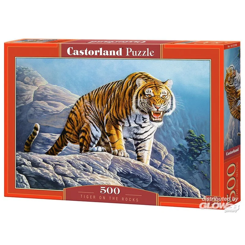 Puzzle Castorland Tiger on the Rocks, Puzzle 500 Teile