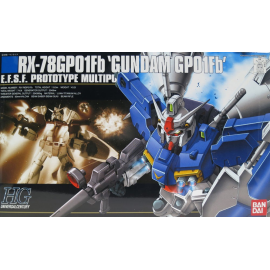 Gunpla Gundam: High Grade - RX-78 GP01FB Gundam 1: 144 Scale Model Kit