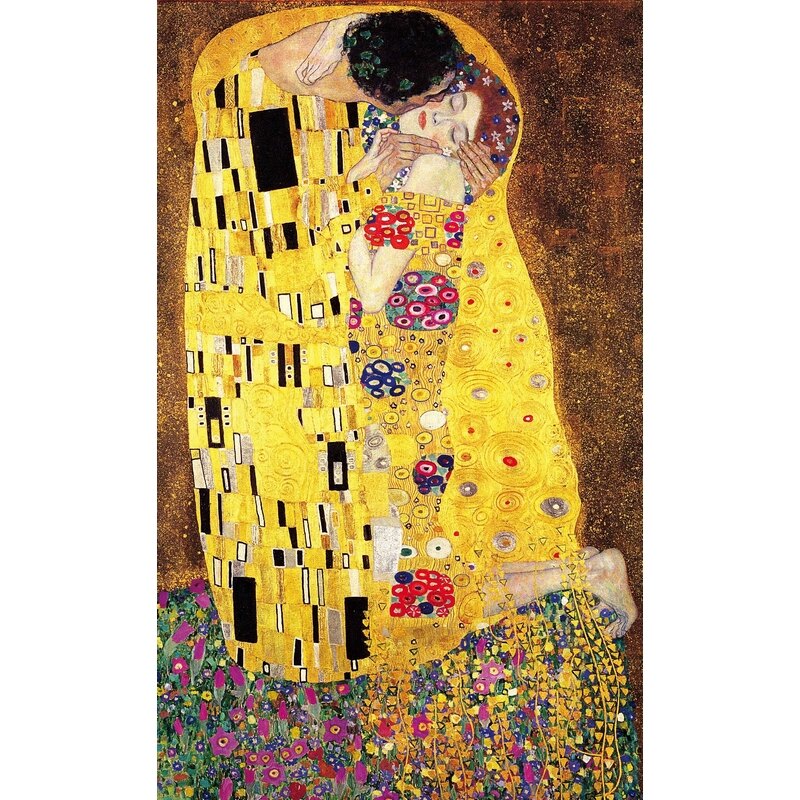 Puzzle Wilson Puzzle IL BACIO - KLIMT nel 1001hobbies (Ref.108-250)