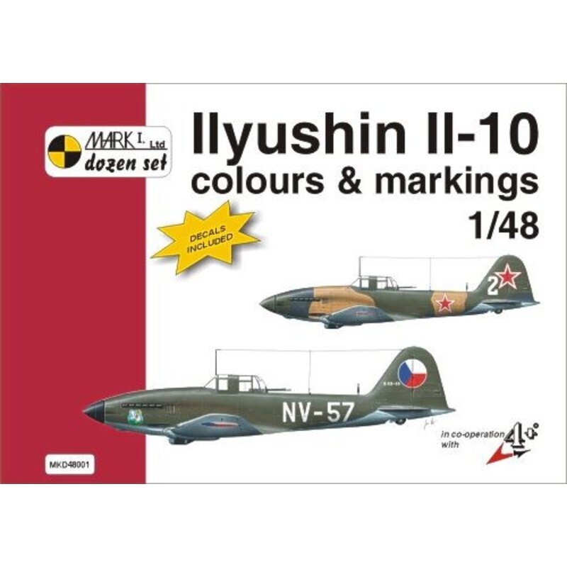 Ilyushin Il-10 Colour and markings and decals 1/48