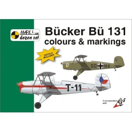 Bucker Bu 131 colour and markings book with 1:48 decal sheet