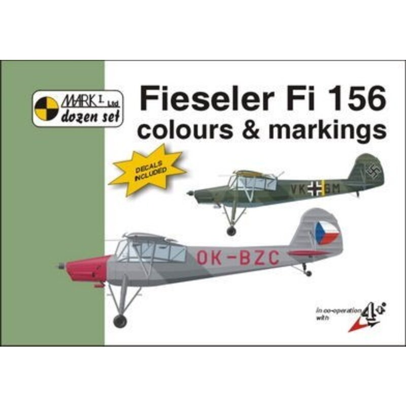 Fieseler Fi 156 Storch Colour and Markings with 1:48 decals 