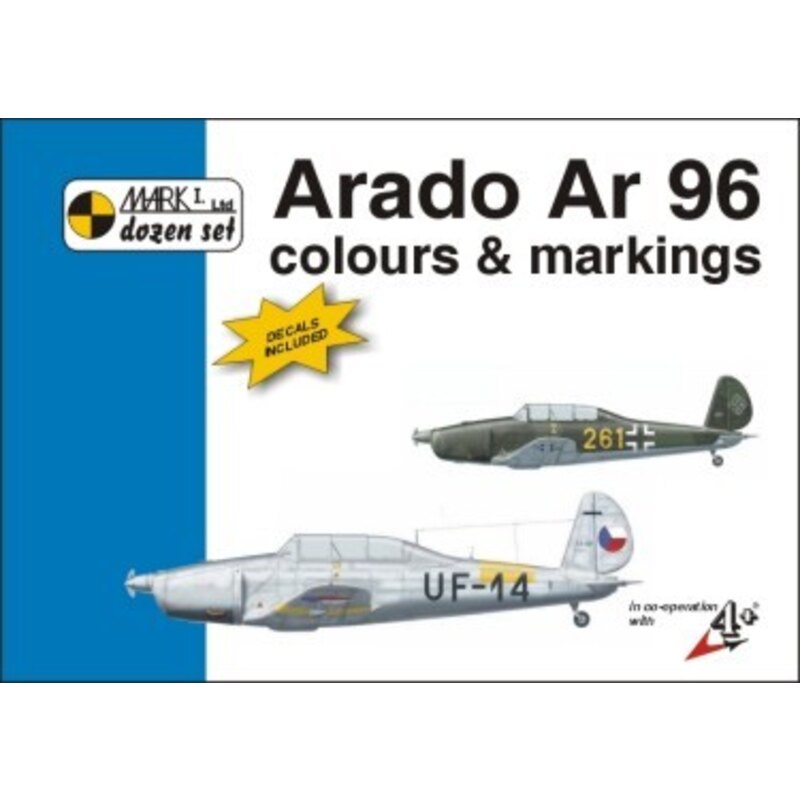 Arado Ar 96 Colour And Markings AND Decals (per i kit modello da Kopro (ex KP) and Heller)