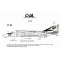 Decalcomania F-4B Phantom 152972 AB/200 VF-32 Swordsmen USS JFK CAG