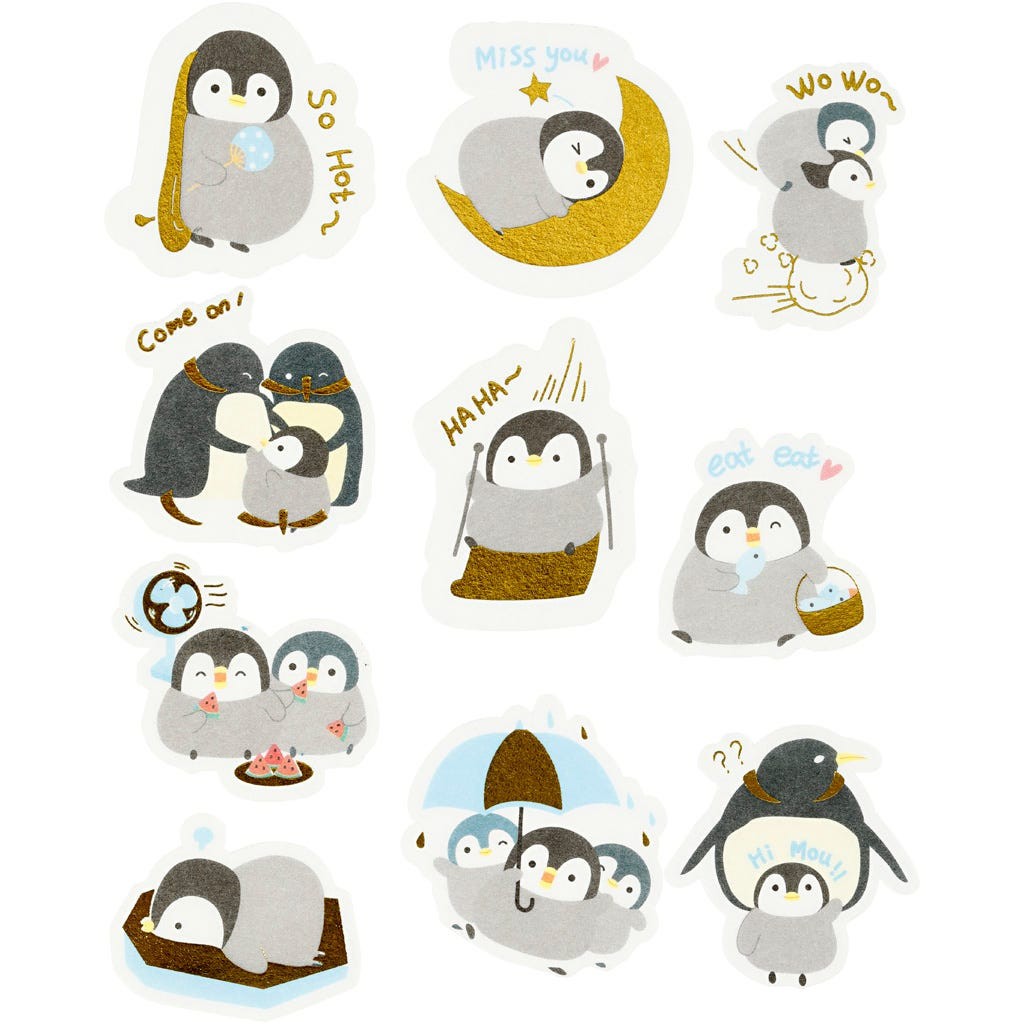 Cc hobby Nastro adesivo per mascheratura, pinguini, misura
