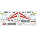 Decalcomania Grumman F-14A (1) 161621 NF/100 VF-154 Black Knights USS Independence 1996 double sheet