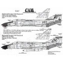 Decalcomania F-4B Phantom (2) 151463 WS/4 VMFA-323 Death Rattlers Vietnam 1967 158377 Douglas DC/6 VMFA-122 Crusaders Da Nang 19