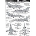 Decalcomania RAF Panavia Tornado F.3. ZE203/BA or ZE208/BT 29 Squadron ZE156/AM or ZE158/AK 229OCU/65Squadron all 1987 Phantom F