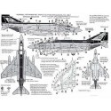 Decalcomania RAF Panavia Tornado F.3. ZE203/BA or ZE208/BT 29 Squadron ZE156/AM or ZE158/AK 229OCU/65Squadron all 1987 Phantom F