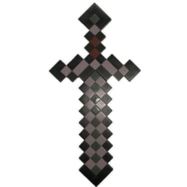 Replica in plastica Minecraft Nether Sword 51 cm
