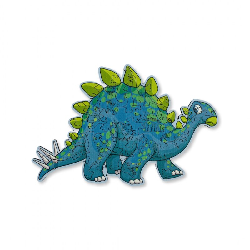 Puzzle Lo Stegosauro Blu